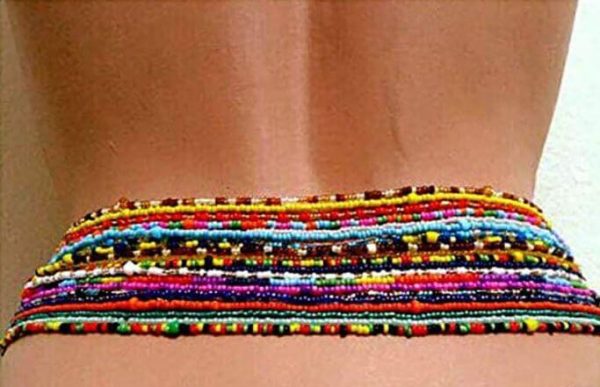 African waist beads